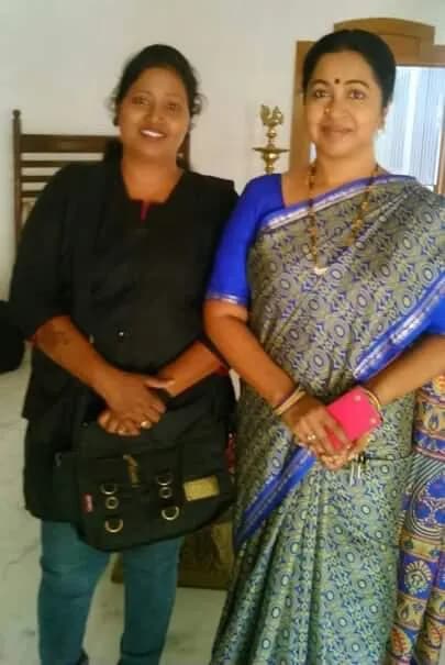 Behind the scenes — bridal makeup application by Niranjana, Chennai