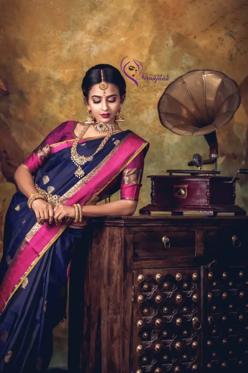 Behind the scenes — bridal makeup application by Niranjana, Chennai