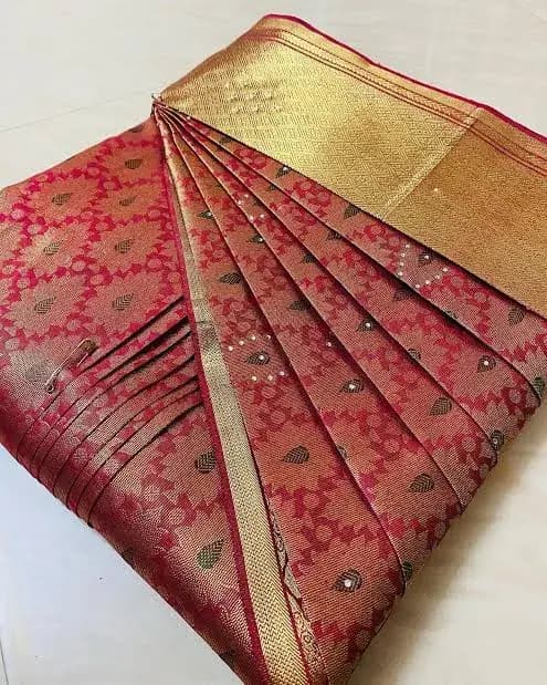 Kanjivaram saree drape — bridal styling by Makeup Niranjana, Chennai