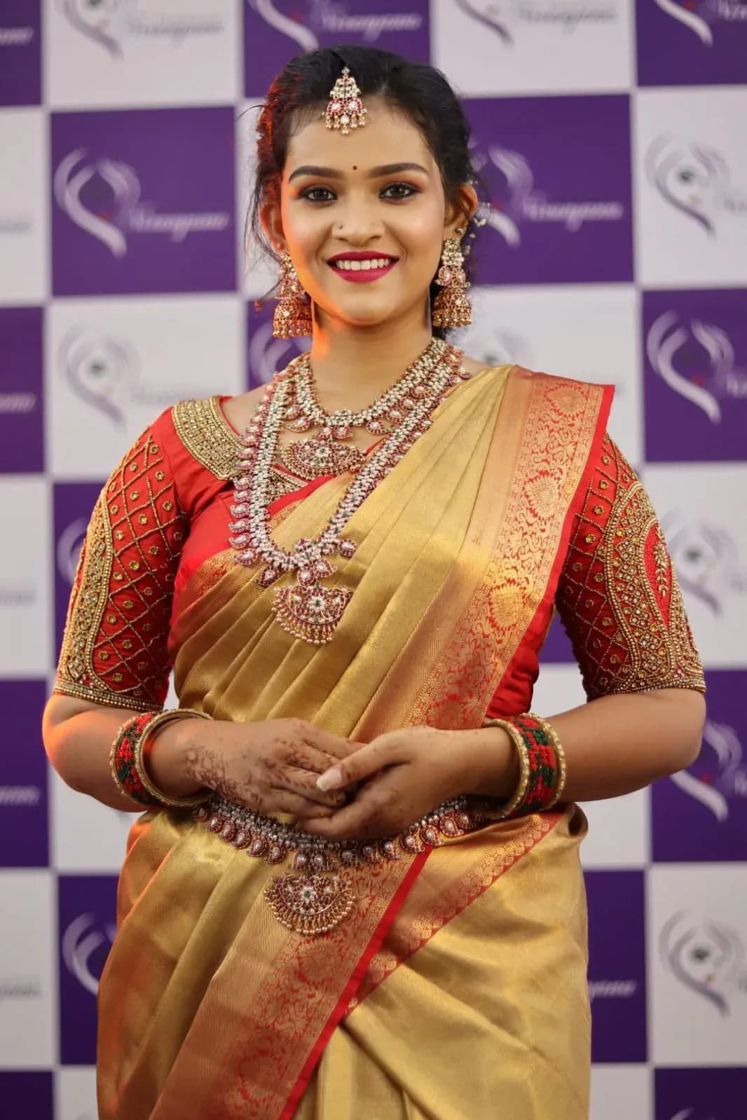 Engagement makeup look 6 by Makeup Niranjana, Chennai
