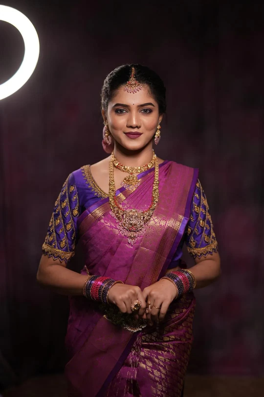 Engagement makeup look 21 by Makeup Niranjana, Chennai