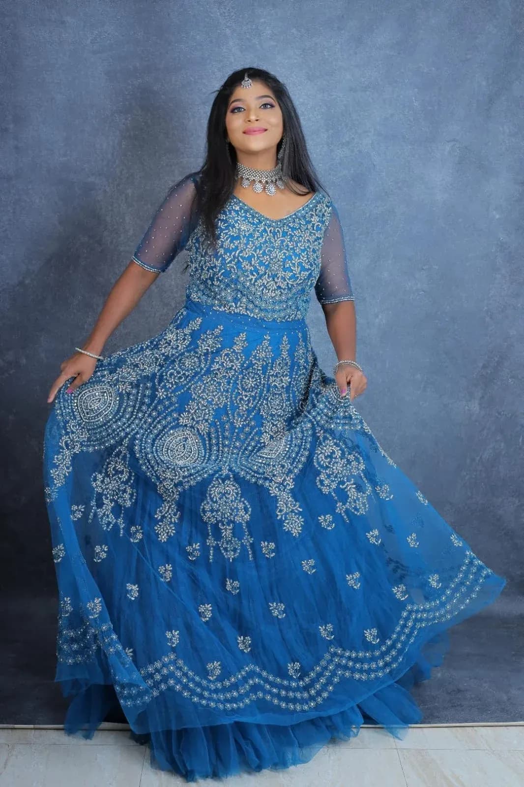 Reception makeup look 2 by Makeup Niranjana, Chennai