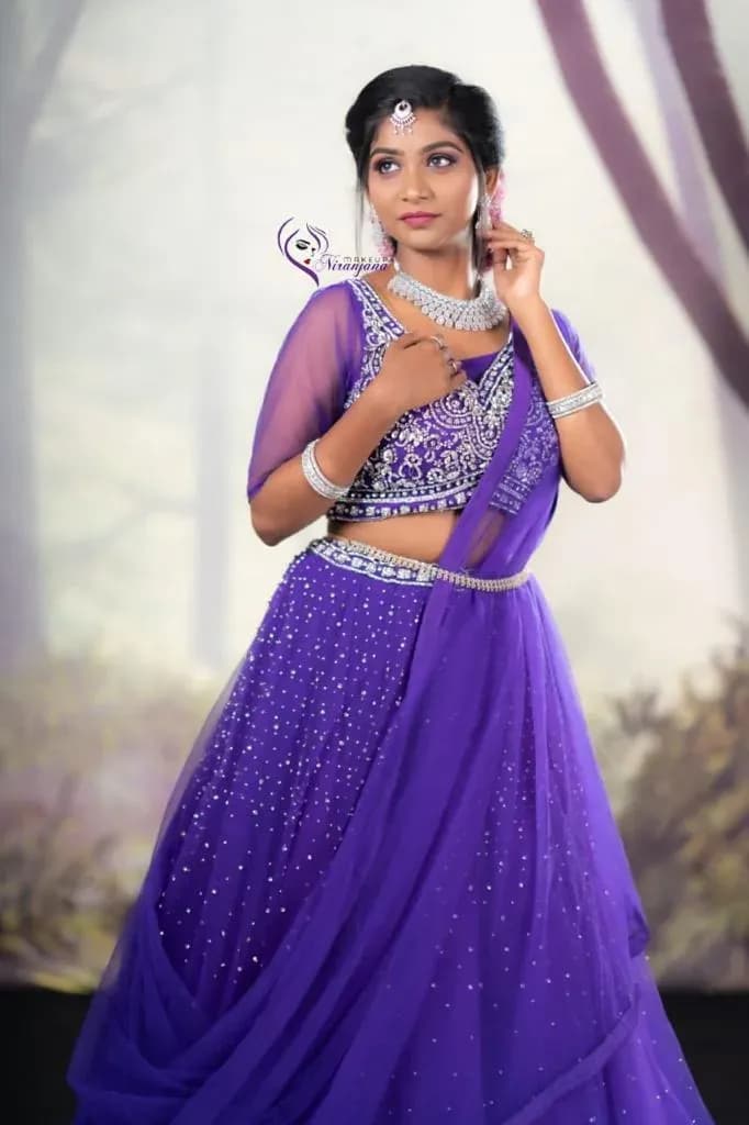 Reception makeup look 6 by Makeup Niranjana, Chennai