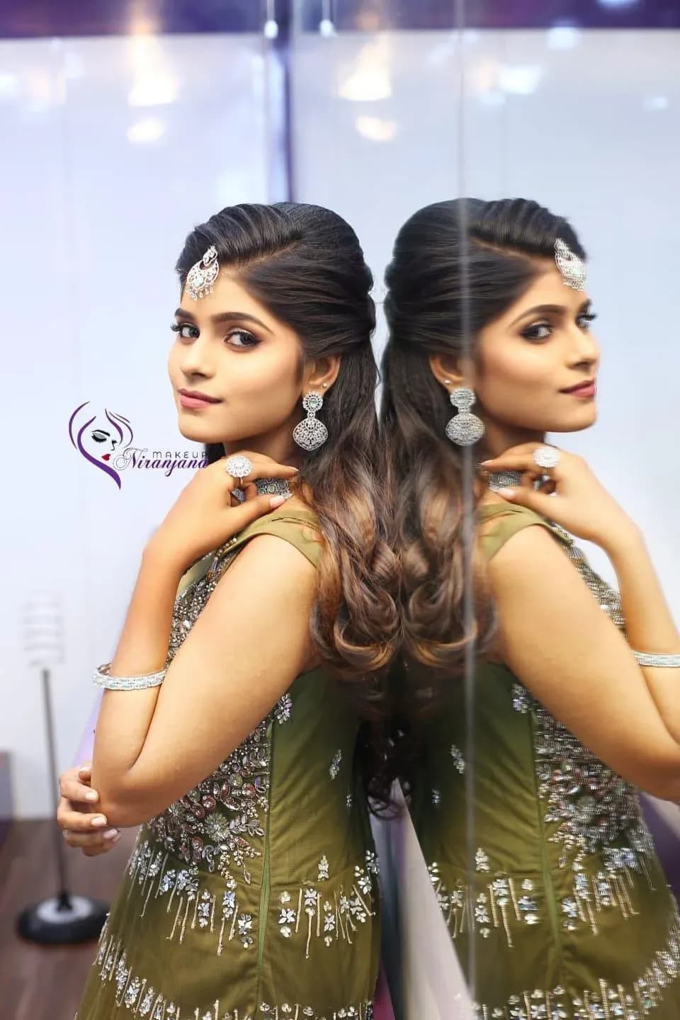 Reception makeup look 11 by Makeup Niranjana, Chennai