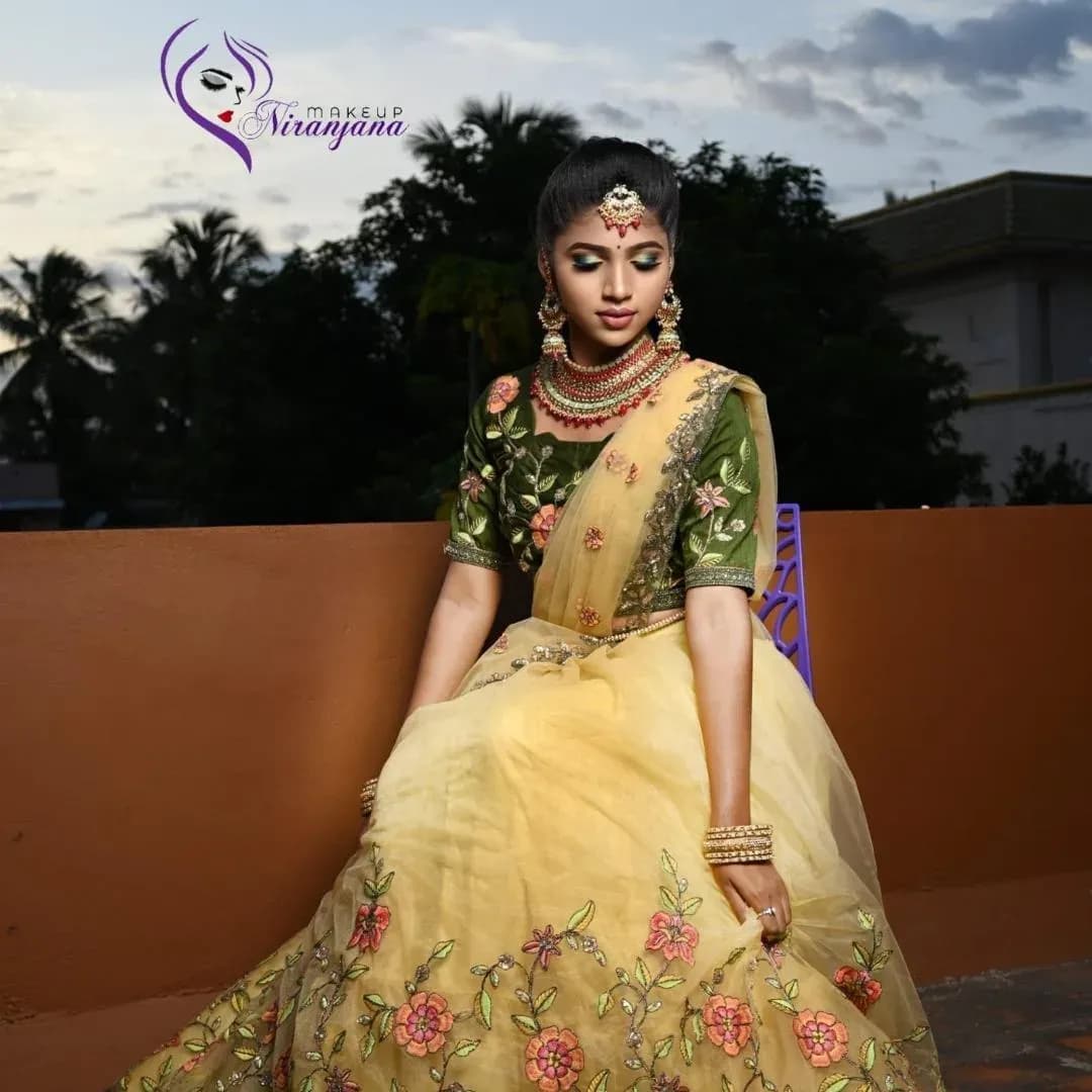 Reception makeup look 12 by Makeup Niranjana, Chennai