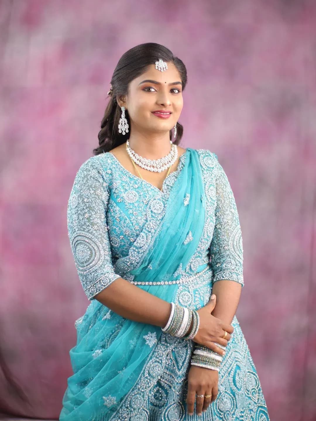 Reception makeup look 16 by Makeup Niranjana, Chennai