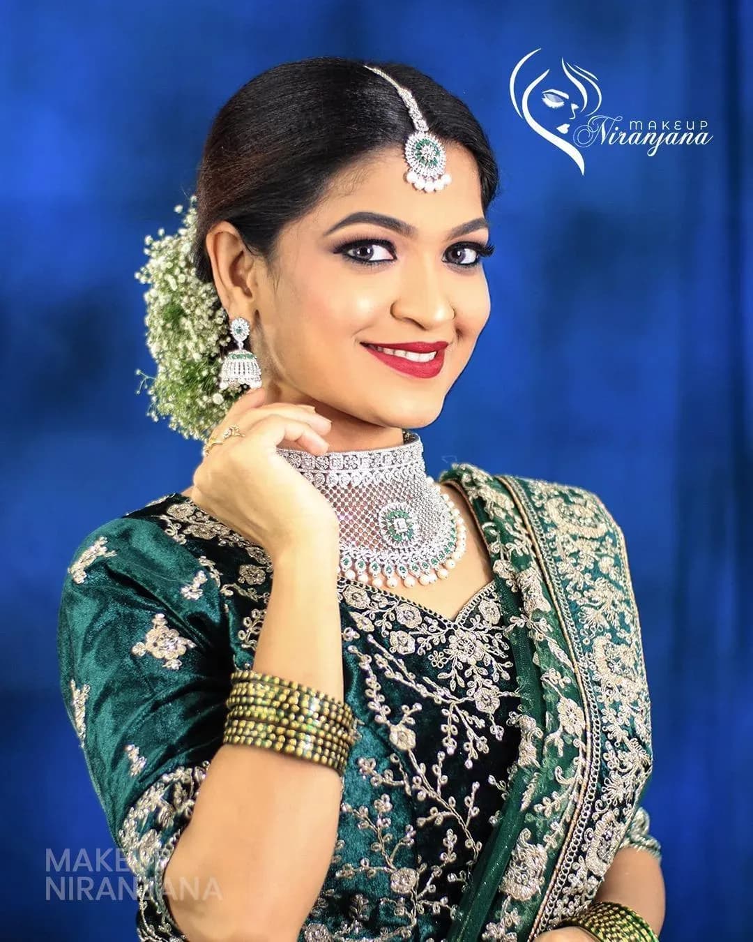 Walima bridal makeup look 3 by Makeup Niranjana, Chennai