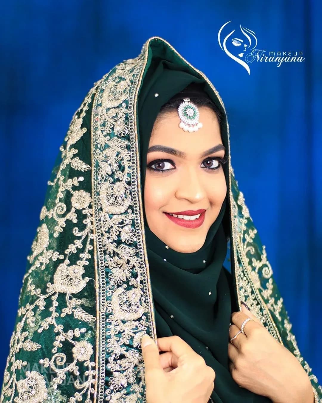 Walima bridal makeup look 4 by Makeup Niranjana, Chennai