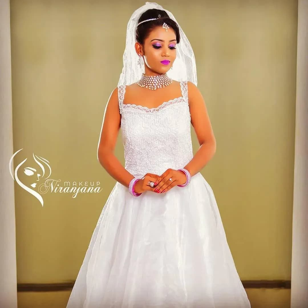 Christian wedding makeup look 4 by Makeup Niranjana, Chennai