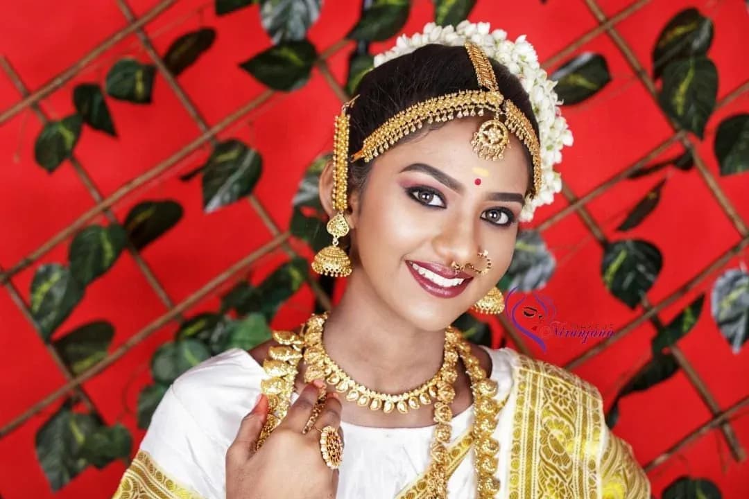 Puberty function makeup look 1 by Makeup Niranjana, Chennai