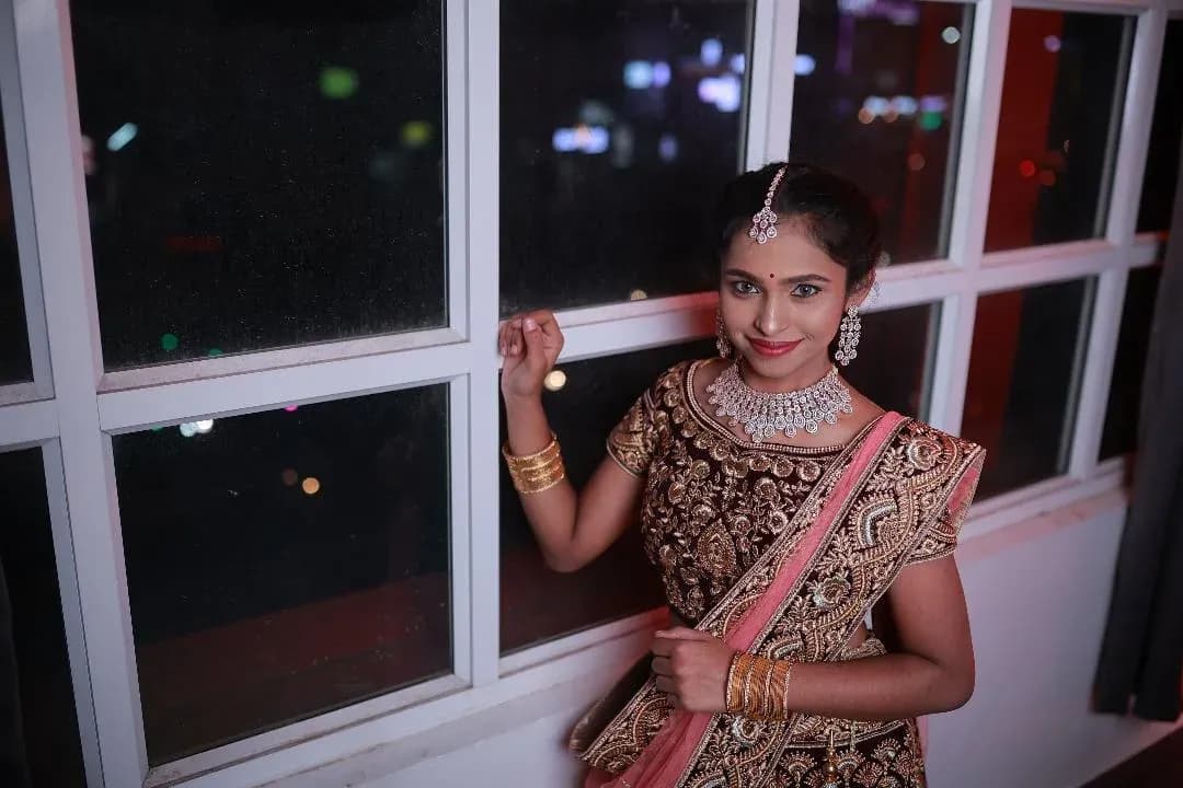 Puberty function makeup look 12 by Makeup Niranjana, Chennai