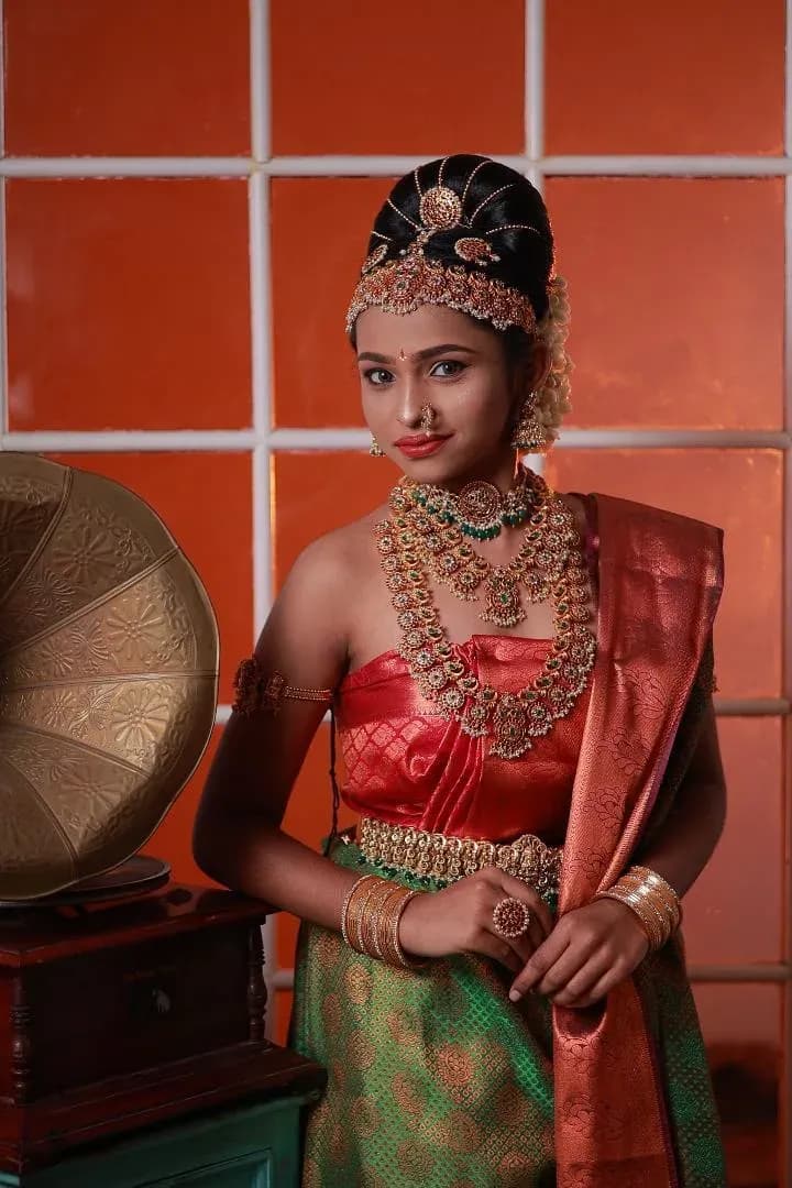 Puberty function makeup look 13 by Makeup Niranjana, Chennai