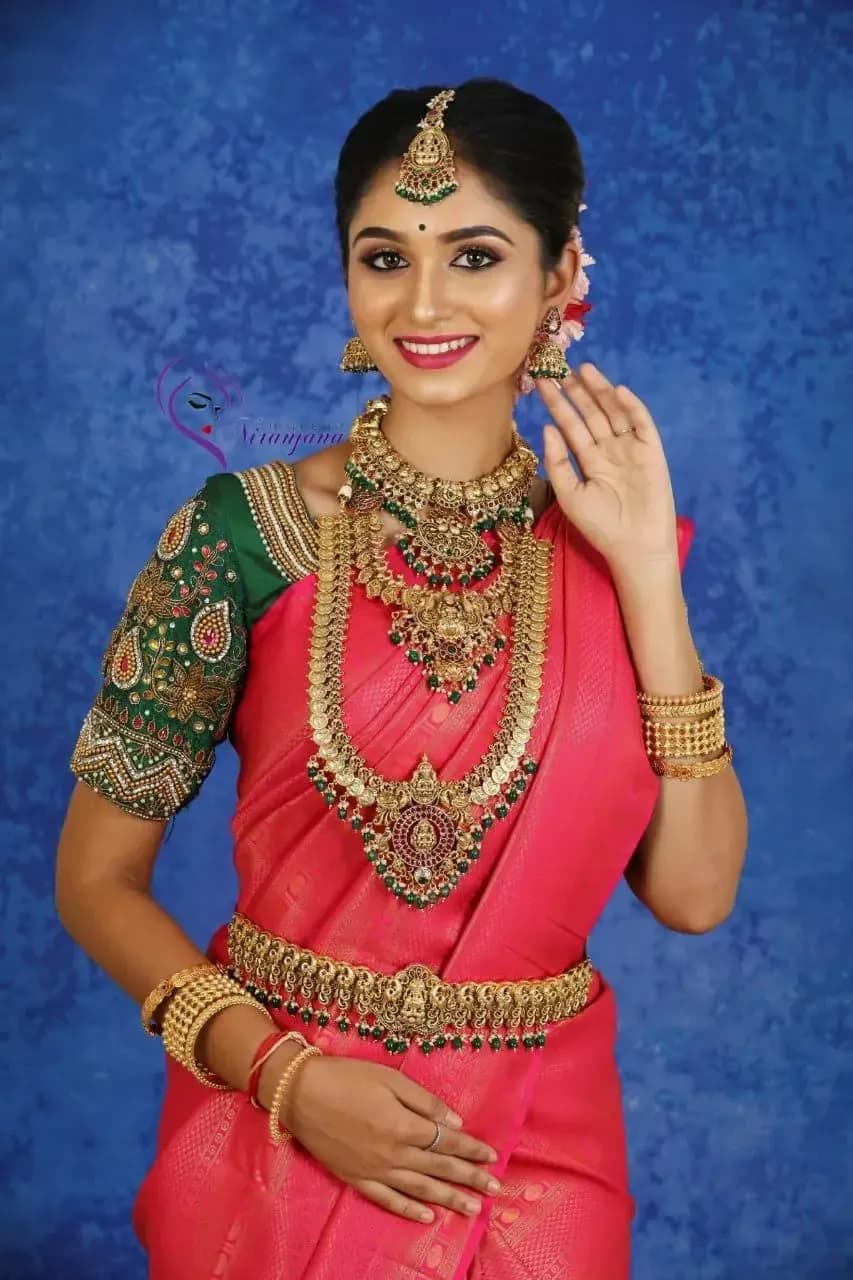 Behind the scenes — bridal makeup application by Niranjana, Chennai