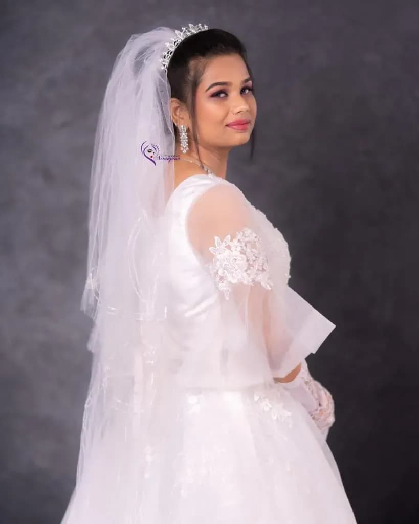 Behind the scenes — bridal makeup application by Niranjana, Chennai
