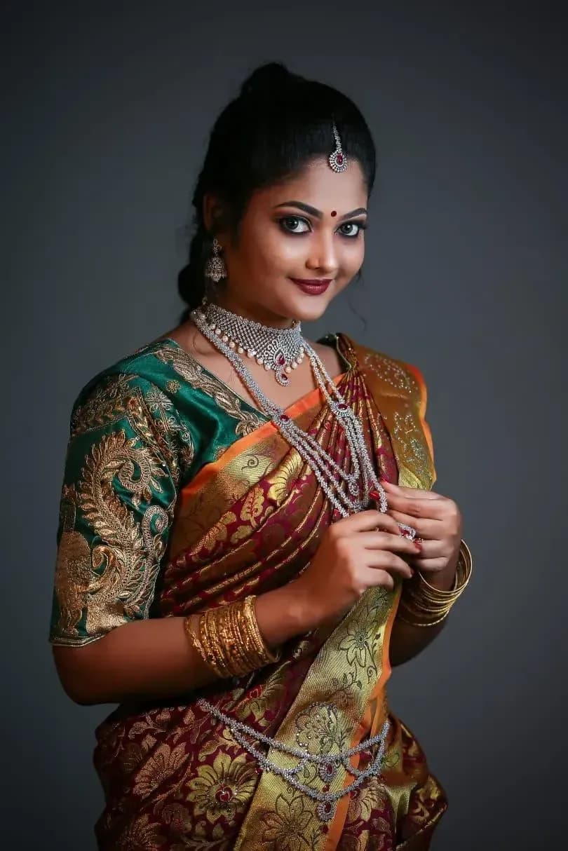 Behind the scenes — bridal makeup application by Niranjana, Chennai