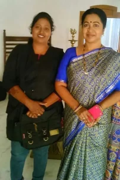 Behind the scenes — bridal makeup application by Niranjana, Chennai