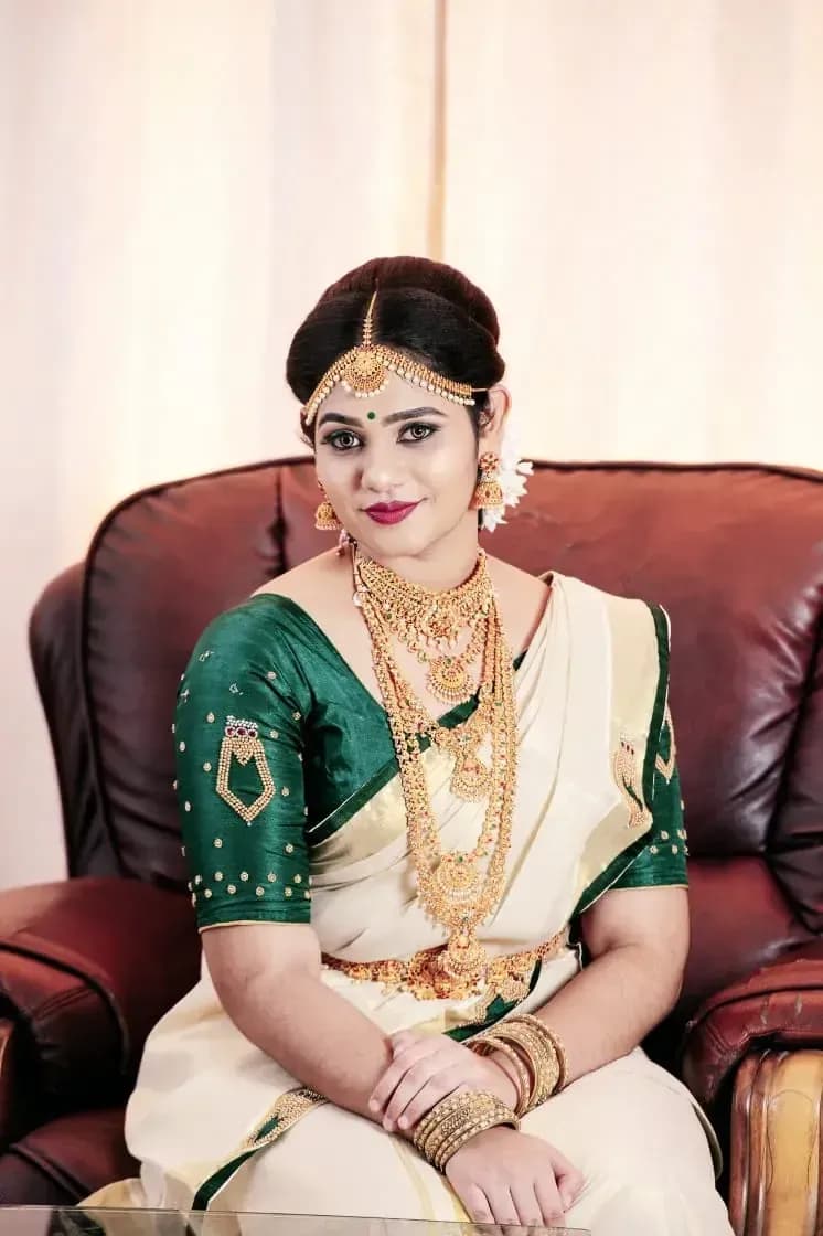 Behind the scenes — bridal makeup application by Niranjana, Chennai
