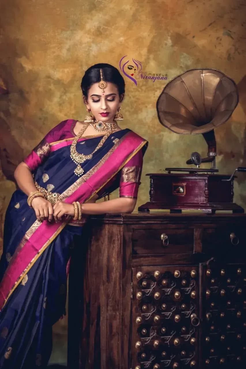 Behind the scenes — bridal makeup application by Niranjana, Chennai