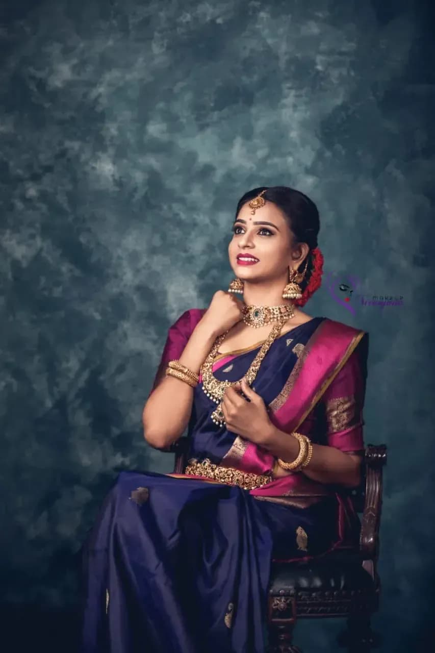 Behind the scenes — bridal makeup application by Niranjana, Chennai